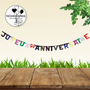 BANDEROLE JOYEUX ANNIVERSAIRE - TRÉSOR SURPRISE