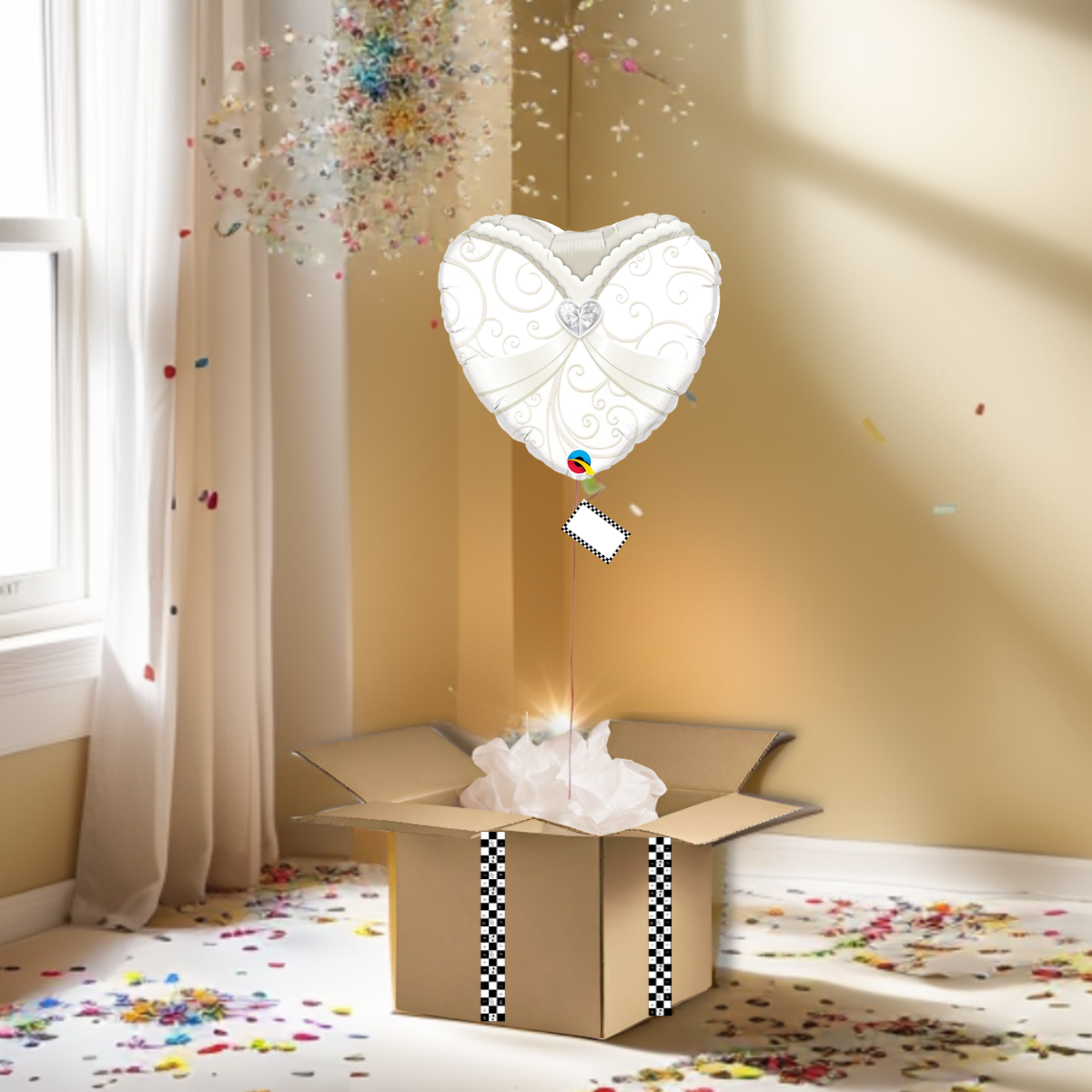 BOX BALLON BONHEUR POUR LE COUPLE - TRESOR SURPRISE - TRÉSOR SURPRISE