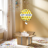 BOX BALLON HAPPY BIRTHDAY EMOJI - TRESOR SURPRISE - TRÉSOR SURPRISE