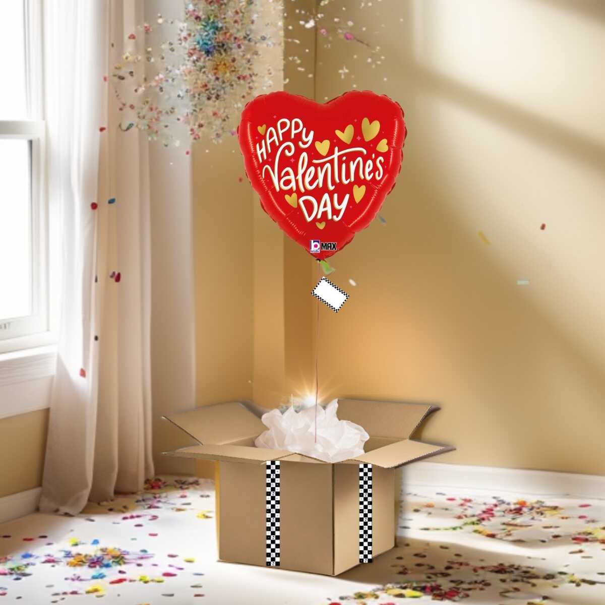 BOX BALLON HAPPY VALENTINES DAY - TRESOR SURPRISE - TRÉSOR SURPRISE